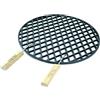 HeRo24 Griglia in ghisa, Ø 44,5 cm, smaltata, con 2 manici, anche per Weber 45,46,47 cm