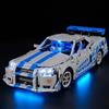 LIGHTAILING Set di Luci per Lego-42210 Auto Nissan Skyline GT-R (R34) 2-Fast-2-Furious - Kit d'Éclairage LED Compatible avec les Modèles de Blocs de Construction Lego - Modèle Non Inclus