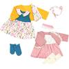 OTMOON Vestiti per bambole da 50 a 55 cm, con fascia, vestito e calze, confezione da 2