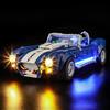 GEAMENT Set di Luci LED Compatibile Con LEGO Shelby Cobra 427 S/C Icons 10357 (Modello di mattoncini non incluso)