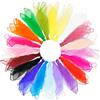 XIANGLONGY 20 Pezzi Foulard Colorati per Bambini 60 x 60 cm, Foulard Giocoleria, Giocattoli Sensoriali per Bambini e Adulti, Chiffon per Ballo, Giocoleria, Artigianato, Decorazioni