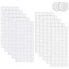 Redamancy 20 mm 600 Pezzi Tondini Adesivi Tondo, 300 Coppie Bianco Punti Autoadesivi Con, Adesivo Tondo Punti Autoadesivi, per Decorazioni da Parete, DIY, Foto, Oggetti, Arti Mestieri