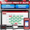 LAUNCH X431 PRO3 V+ Elite, 2026 Smartlink C 2.0 Strumento di scansione bidirezionale con J2534, scansione camion HD, scheda topologia, oltre 60 servizi, codifica online, CANFD/DOIP/D-PDU, FCA, 2 anni