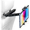 URAQT Supporto Tablet Poggiatesta Auto, Porta Tablet Auto Universale, 360° Rotazione Supporto Tablet Autos, Pieghevole & Estensibile, per iPad Pro Air Tablet Switch Mini Tab Phone 4.7-13 pollici