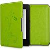 kwmobile Custodia eReader Compatibile con Amazon Kindle Paperwhite Cover - eBook Reader Flip Case - verde chiaro - Viticci