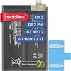 MOBILEX® Batteria BLP887 per realme GT 2 Pro/GT 2 / GT Neo 2 / GT Neo 3 / GT Neo 3T | 5000 mAh - OEM | Interna di ricambio con adesivo | Capacità originale