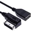 Keple AMI MDI USB Adattatore audio adattatore audio MP3 Compatible con Audi A3, A4, S4, A5, S5, S6, A8, S8, A8-L, Q3, Q5, Q7, TT, R8, VW Jetta, Golf Mk6, Tiguan, Wagon, Skoda Seat 1 Meter