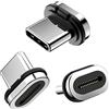 HanCenDa Testina per connettori USB C magnetici a 24 pin (confezione da 3), compatibile con la maggior parte dei dispositivi tablet con adattatore per cavo telefonico di tipo C