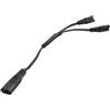 HangTon Cavo di prolunga Y Splitter IEC320 C8 su 2 X C7 Figura 8 per laptop PS4 LED lampada elettrodomestici 12