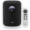 WiiM Sound altoparlante intelligente con display touch 1,8″, audio Hi-Res 24-bit/192 kHz, AI RoomFit™, 100 W, Wi-Fi 6E/Bluetooth 5.3, multi-room/stereo, telecomando incluso, Nero