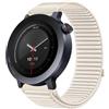 GIOPUEY Cinturini Compatibile con Nothing Cmf Watch 3 PRO, Nylon Traspirante Sport Loop Cinturino in Morbido Nylon Intrecciato Strap Band - Beige