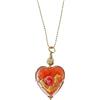 Venetiaurum - Collana per Donna con Pendente a Cuore in Vetro Originale di Murano e Argento 925 - Gioiello Made In Italy Certificato