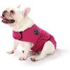 Mint Cappotto per alleviare l'ansia del cane, giacca leggera avvolgente per animali domestici ansiosi, mantiene il comfort calmante (rosso rosa, S)