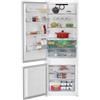 Beko PRONTA CONSEGNA - SPEDIZIONE IMMEDIATA Frigorifero da Incasso Combinato Montebianco 75 Larghezza 69 cm Classe E Total No Frost Cerniere a Sinsitra Beko BCNE400E40SN LH - BCNE400E40SNLH