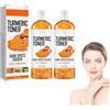 Tkekruh Tonique 2PC Toner Turmeric Tonatore di curcuma 100ml Tonico Viso Astringente Pori Pelle Schiarente Anti-età Tonico Anti-età per il Viso Toner Quotidiano per Tutti i Tipi di Pelle