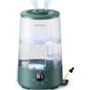Homvana Umidificatore per camera da letto, 3,6 l, 360° Cool Mist 34H, durevole, silenzioso, 16 dB (SilentSpary), piccolo, cameretta dei bambini, senza BPA, diffusore di aromi per piante, luce notturna