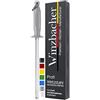 Winzbacher® L'ORIGINALE [39cm] Acciaino per affilare professionale - in acciaio speciale temprato | Affilacoltelli | Impugnatura ergonomica Soft-Touch con protezione delle dita (Battleship Gray)