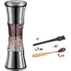 Youery Sale Pepe 2 in 1, Macina Pepe in Acciaio Inox, Macinapepe Sale Manuale, con Anima in Ceramica Regolabile Macinapepe, Perfetta Conservazione di Sale e Pepe, Sale Marino, Pepe in Grani