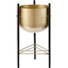 Admired By Nature Decorativo, Alluminio, Oro Fioriera Stand, M