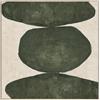 DRW Quadro Astratto Stampato in Beige e Nero 100 x 100 x 3,8 cm