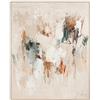 DRW Quadro Astratto Stampato in Beige, Marrone e Nero 150 x 120 x 3,8 cm