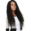Firstcyh Hair Boho Box Braids Crochet Hair with Curly Hair Pre Loop Long Black Messy Goddess Box Braids Extensions de cheveux pour femmes noires (60.96 cm (Lot de 8), 1B#)