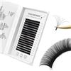 NAGARAKU Individuali Classiche Ciglia a Ciglia Fatte a Mano Lusso Aggiornate di Terza Generazione Morbide Delle Singole Finte Naturale Professionali Ciglia Nero Opaco Eyelash 16 File(0.07mm C 7mm)
