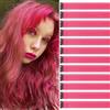 jooceebaby Extension Capelli Colorati Con Clip Rosa pesca 12 pezzi 22 pollici Lungo Dritto Sintetiche Resistenti al Calore per Bambini Ragazze Donne Festival Feste Halloween Cosplay