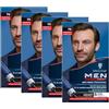 Men Perfect Gel anti-grigio tinta 70 marrone scuro (4 x 80 ml), colore per capelli da uomo dissolve i capelli grigi, tinta anti-grigia per un risultato naturale