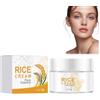 Beslibate Crema di Riso, Crema Anti-Invecchiamento Viso per Pelle Secca, Aspetto Luminoso, Migliora la Barriera Idratante Della Pelle,Nutre in Profondità, Lenitivo per Uniformare il Tono Della Pelle cream3-20