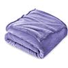 FARFALLAROSSA Coperta Plaid Pile, Coperta Letto Singolo/Matrimoniale 160 x 210 cm Flanella, Coperta Divano Grande Caldo Morbida - Lilla