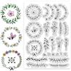 CHGCRAFT Bouquet di fiori selvatici Timbri trasparenti piante Timbri trasparenti in silicone Guarnizioni timbro chiaro per fai da te Scrapbooking Decorazione album fotografico, 4,3x6,3 pollici