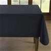 Romanstile Tovaglia Cerata Antimacchia 240x140 Plastificata 6-8 Posti Esterno Impermeabile Grande Rettangolare Tavolo con Bordo Rinforzato Effetto Lino Blu Scuro per Pasquale, Cucina, Pranzo, Giardino