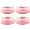 Maymom Anelli di Fissaggio per Tettarelle di Biberon, Compatibili con Bottiglie Philips Avent Natural in Plastica e Vetro, Non Compatibili con Tettarelle Anti-Colic, Senza BPA, Set da 4 Pezzi