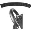 Wafuesh Copri Maniglie Per Carrozzina in Pelle Di Pu Nero, Accessori Compatibili Con Babyzen Yoyo/Yoya, Coperchio Di Protezione Per Maniglie Di Passeggi, Coprimaniglie Passeggino Pelle, Maniglia Passeggino