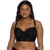 Smart & Sexy - Costume da Bagno da Donna, a Busto, con Ferretto - Nero - 5E