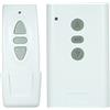 Sunydog Wireless Remote Control Sunydog AC220V 2CH 433 MHz Intelligent RF Switch System e 1PCS 3 Key RF 433 MHz Trasmettitore Telecomando 1527 Chip per Schermo di proiezione Garage Tenda elettrica
