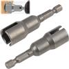 Wafuesh Set Di 2 Giraviti Per Dado Ad Aletta - Strumenti in Acciaio Con Codolo Esagonale Da 1/4 (6.3 Mm) Per Installazione Veloce Di Pannelli, Viti, Ganci C E Q-Hanger, Socket Screwdriver