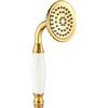 Ownace 3 Pollice Tradizionale Oro Ottone Ceramica Telefono Tenuto In Mano Soffione Doccia Vittoriano Soffione Doccia per Rubinetti