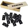 FAST WORLD SHOPPING ® Gioco Domino 28 Tessere Giuoco Di Strategia E Società Con Pedine Confezione Porta Puzzle In Legno