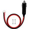 YINGAYOU Prolunga Presa Accendisigari con O Ring 6mm Accendisigari Maschio a O Ring 14AWG 20A 12V 24V con LED per Auto, Moto, Barche (1 m)