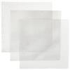 AggAuto 3pcs 33x33cm griglia universale diamantata da corsa in 3x6mm Rombo Argento, griglia in lega di alluminio per auto, griglia automobilistica
