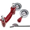 Baseline Set di Valutazione della Mano Baseline - Kit da 3 Pezzi con Dinamometro Idraulico per Mano da 91 kg e Misuratore della Forza di Pinza da 22,7 kg