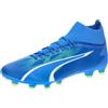 Puma Men's Ultra PRO Fg/AG Soccer Shoe, Ultra Blue Puma White PRO Green, 47 EU