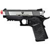 HFC 1911 BABY GAS SCARRELLANTE FULL METAL BLACK/SILVER TACTICAL GRIP