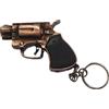 V-STORM ACCENDINO PORTACHIAVI BRONZO MINI REVOLVER ANTIVENTO FULL METAL