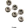 SHS BOCCOLE IN ACCIAIO INOX DA 7MM PIENE AUTOLUBRIFICANTI CROSS SLOT