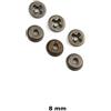 SHS BOCCOLE IN ACCIAIO INOX DA 8MM PIENE AUTOLUBRIFICANTI CROSS SLOT