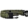 V-STORM BRACCIALE PARACORD SURVIVAL VERDE 3 IN 1