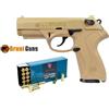 BRUNI PISTOLA A SALVE P4 CAL. 9MM DESERT COMPRESO 50 CARTUCCE